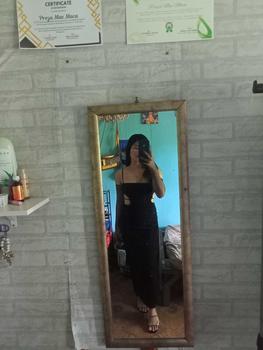 Product Review of [Local Delivery]Elegant Glitter Spaghetti Strap Backless Mixi Dress for Women Minimalist Lady Dress Party Club Prom Valentine's Day Formal Womenswear Love Valentine's Day Formal Wear Sleeveless Dress from S** 0