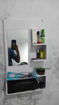 Product Review of Meja Rias / Cermin Vintage / Tolet Minimalis / Cermin Rias Dinding Portabel Bergaransi Kaca from T** S**a 0