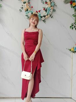 Product Review of VÁY LỤA THIẾT KẾ XẺ TÀ TÔN DÁNG CHÍT LY EO from T** P**g L**h 2** H**g 0