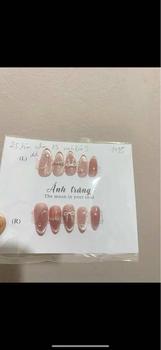 Product Review of Nailbox thiết kế T23 loang đen nhũ mix charrm vương miện độ bóng bền cao kèm bộ keo dũa from M** M**h Đ**g 🌷**) 0
