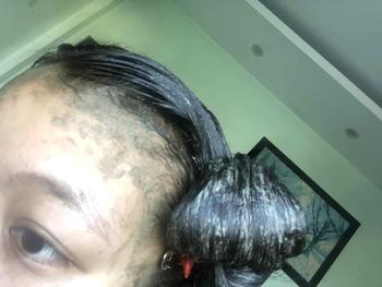Product Review of Thuốᴄ nhuộm tóc màu NÂU LẠNH. không tẩy, LIN_COLOR, tặng kèm oxy trợ nhuộm và bao tay,trùm đầu, bịt tai đổi màu tóc Women Nữ Dưỡng Tóc from T**i L**🐍 1