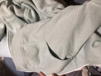 Product Review of Áo Hoodie Nữ Khoá Zip Trơn Unisex Form Rộng Chất Nỉ Cotton Áo Khoác Hoodie Nỉ Bông Phong Cách Hàn Quốc Oversize Có Size Bigsize from d** 2