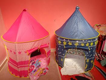 Product Review of *Ready Stock*Kids Play Tent Castle Large Teepee Tent for Kids Princess Castle Play Tent Oxford Fabric Children Playhouse Outdoor khemah  budak from H**h S**i 0