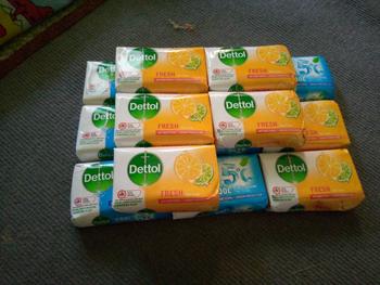 Product Review of promo dettol 60 gram 14pcs sabun mandi murmer Soap Hand from a**n k** d** 1