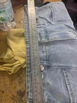Product Review of Quần Jean Ngố Ống Rộng Bigsize, Màu Đen 3003/ Xám 3004/ Nhạt 3006 Lưng Cao Không Giãn Bigsize 55-90kg from N**n L** 1