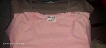 Product Review of Cotton Full Length Scoop Neck Tee•TIA_ngge from j**t 0