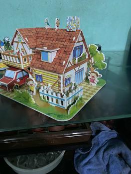 Product Review of Combo 2 mô hình Villa Mái dỏ + TIỆN LỢI 3D bằng xốp PE tự lắp ghép cho bé Bộ Lắp Ráp Toy Tháo Lắp Đồ Chơi from 1**4 0