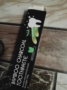 Product Review of Bamboo Charcoal Teeth Whitening Black Toothpaste Whitener Tooth Paste from A**A 3
