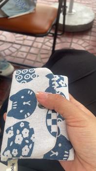 Product Review of Ví vải handmade 2 ngăn hoạ tiết Nhật from B**h a** 0