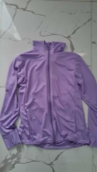 Product Review of jaket mesh ( dry fit) anti sinar UV pria & wanita Nyaman Abu Sport Sports Outerwear & Hoodies Peter Pan Collar Pink jogging outfit Pakaian from r**7 0