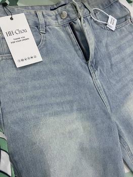 Product Review of (S-2Xl) HHCHOU- Quần Jeans Suông Trơn Màu Xanh nhạt vải Qc mềm h3369 Nữ Pants Kem Women from T**ạ 0