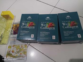 Product Review of 3 BOX WEN COLLAGEN STRAWBERRY BPOM from F**a F**a S**i 0
