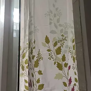 Tirai kamar mandi anti air bahan PEVA lengkap dengan pengait dan ring besi/Shower Curtain