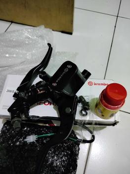 Product Review of Master Rem 1 Set Logo Laser Nimbul 1 Set Tabung Tipe Kotak Oval Tabung Pisah Big Logo Universal Cocok Semua Motor Bertabung Satu GSV from y**m 1