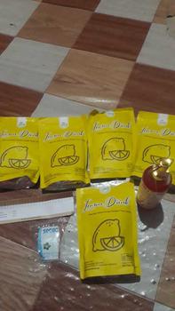 Product Review of Mabello 5 Pouch Minuman Serbuk Lemon   glutathione Drink/ Free Sabun Cair/Bubuk/ Powder from 🦌**✨ 2