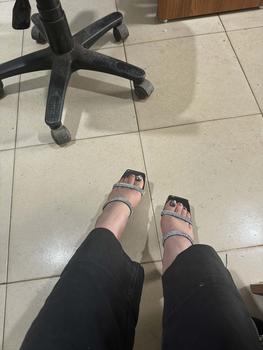 Product Review of Giày Cao Gót Quai Đá 2 Quai Tôn Dáng Thanh Lịch - TOP WOMEN Shoes - Size 35-39 - Nhung, DéP from H**0 0