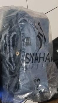 Product Review of Setcel - A03 SYEHAL COLLECTION- Oneset / Setcel Kemeja Wanita Full Jeans - Setelan Pakaian Wanita Denim Baju Panjang from A**a 0