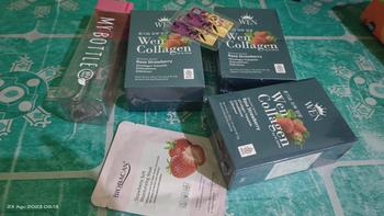 Product Review of 3 BOX WEN COLLAGEN STRAWBERRY BPOM from W**7 1