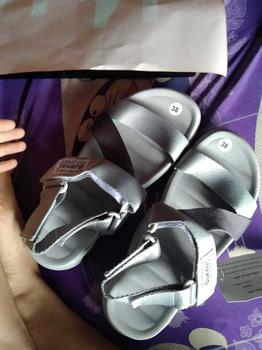 Product Review of Sandal Buenas 2828 nam nữ đế cao 3cm nhẹ êm - dép quai hậu quai chéo đi học, đi làm, đi chơi from T**c L** 0