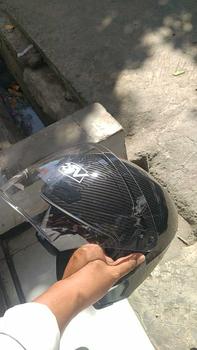 Product Review of HELM Half Face RSV NEW WINDTAIL CARBON GLOSSY  Motorcycle from a**h 0