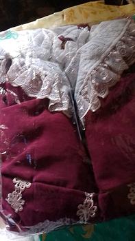 Product Review of Gamis Renda sweet lengan panjang model fashion wanita muslim modem terbaru new arrival model kekinian kombinasi brukat from B**a L**😘 1