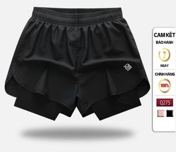 Product Review of [DEAL ĐỘC QUYỀN TRÊN LIVE] Quần Đùi Short Thể Thao Ngắn 2 Lớp Tập Gym Yoga Nữ KSM Look thiết kế xẻ bầu Vải Mỏng Nhẹ Mát Mau Khô Dùng Chạy, Bơi Q275 Sport Tập Thể Dục from H**n 0