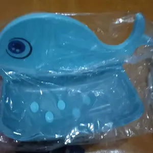 BISA COD H5600 Tempat Rak Sabun / Tempat Sabun Batang Tempel Model Ikan Paus / Rak Sabun Kamar Mandi Tempel / Wadah Sabun Plastik