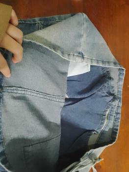 Product Review of Chân váy jean nữ fom dáng chữ A, có nơ thắt xinh dáng tiểu thư MS002 from ☘** 2