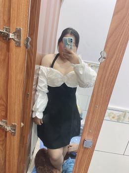 Product Review of ĐẦM BIGSIZE BẸT VAI TAY DÀI D326 (TÁO ĐỎ BIGSIZE 55-90KG) from T** S**s 0