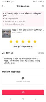 Product Review of Topper đệm gấp gọn TIỆN LỢI DU LỊCH DÂN VĂN PHÒNG from T** B** 0