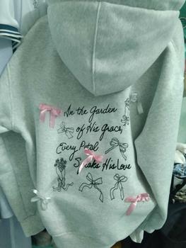 Product Review of (Tặng kèm 5 nơ cài ) Áo khoác THE GARDEN nỉ 350gsm cotton ko xù Nhiều màu, bo chun, mũ 2 lớp, 2 túi trong from 𝐁** 𝐍** ** 0