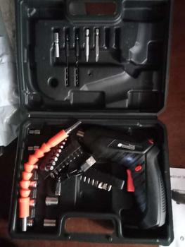 Product Review of สว่านไร้สาย ดอกสว่าน Cordless Drill ชุดไขควงไฟฟ้า ปลั๊กแอนด์เพลย์ มัลติฟังก์ชั่น 47piece set from อ**้ 1