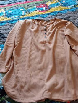 Product Review of By-BALQIS - Auliya Blouse Batwing Blus Atasan Wanita Jumbo Variasi Kancing from B**N 1