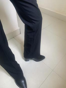 Product Review of Quần Loe Cạp Cao Đứng Form Wanes Bootcut Flared Trousers In Black from T**n P**n P**m T**i 0