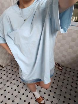 Product Review of [NEW COLORS] Áo Thun Form Boxy NOCTURNAL Boxy Poc Tee Cotton 100% Thêu Chữ Màu Pastel Nam Nữ Unisex Localbrand from b**y 3