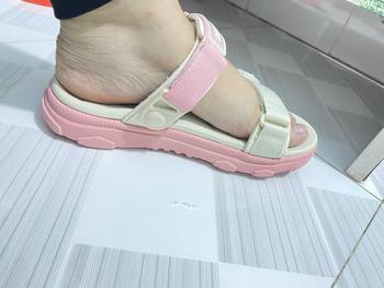 Product Review of Dép Sandal Nữ SYNDER SD2 - Dép đẹp  nhẹ,thoáng mát [Be Hồng, Size 36-39, Tặng chai vệ sinh] from H**g 0