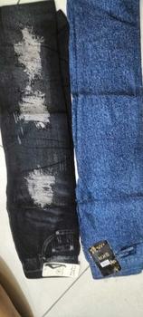 Product Review of Legging 7/8 ripped jeans/Legging fhashio/legging wanita Celana Nyaman from A**̳ 2