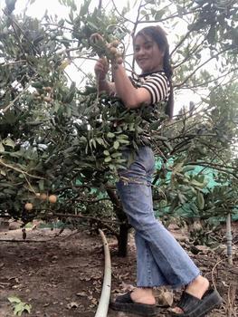 Product Review of (LOE9TAC11) Quần Jean Nữ Dáng Loe 9 Tấc (92cm) Dành Cho Nàng m50 Pants Denim Women Có Túi from H**g H**h 3