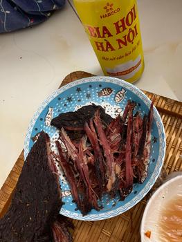 Product Review of Thịt Trâu Sấy Khô 500g. ( Kèm túi chẩm chéo ướt). Food from M** c**p ả** 🍀**️ 0