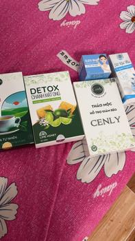 Product Review of [MUA 1 ĐƯỢC 4 ] Combo Thảo mộc Cenly 30viên + TẶNG 1hộp chanh mật ong 30viên + TẶNG 1hộp Trà Linh Chi túi lọc mini size 6gói + TẶNG 1son dưỡng môi lựu đỏ LIPSHE 5g / viên thảo mộc hỗ trợ làm đẹp Thảo Tây Cenly from Q**N ** 0
