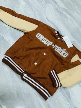 Product Review of Áo khoác bomber bé trai,dạ ép (UN) size Nhí Nhỡ Đại.Chất dạ ép đanh mịn sịn phù hợp cho bé khoác ngoài,phong cách khoẻ khoắn năng động bộ nỉ from N**n N**c 1