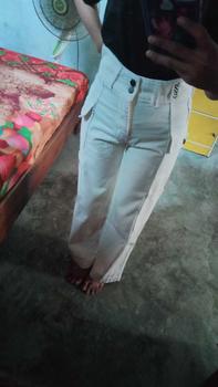 Product Review of HANDS UP - JINISO Cargo Baggy Celana Jeans Wanita Highwaist from b**a 3