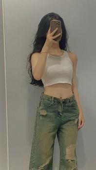Product Review of Quần jean rách ống suông phong cách - Quanjeanrach9301_P11K10 Nữ Women from Y**2 1