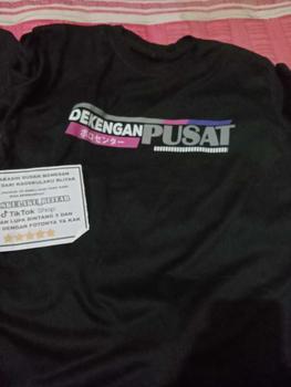 Product Review of KAOS DEKENGAN PUSAT PRIA LENGAN PENDEK BAHAN KATUN CVC ADEM TIDAK BIKIN GERAH VIRAL TIK TOK Nyaman Distro from B**L g**8 0