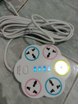 Product Review of ปลั๊กไฟ 4ช่อง 4USB ปลั๊กไฟusb ปลั๊กสามตา ปลั๊ก ปลั๊กพ่วง รางปลั๊กไฟ ปลั๊ก 3 ตา ปลั๊กพ่วง from K** S**s N**u 1