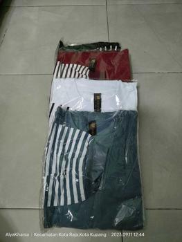 Product Review of QR PROJECT ID - KAOS POLOS OVERSIZE LENGAN PANJANG STRIPE SALUR WITH SLIT from A**a P**✨ 2