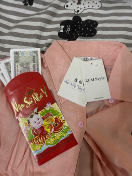 Product Review of Áo sơ mi nữ thiết kế kiểu dài tay thêu hình ngựa TOYOUstyle - áo sơ mi form rộng women top from ***🌻 0