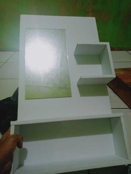 Product Review of Meja Rias / Cermin Vintage / Tolet Minimalis / Cermin Rias Dinding Portabel Bergaransi Kaca from H**B 1
