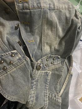 Product Review of Áo Khoác Vest Denim, Phong Cách Cổ Điển Dành Cho Nữ, Cạp Cao, Váy Dài Xẻ Tà, Xu Hướng Thời Trang Mùa Hè, Bộ Đồ Tuyệt Vời, Cho Nữ from D**0 1