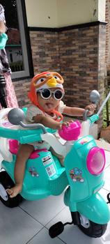 Product Review of SHP MORI 702 Motor Mainan Anak Plus Musik Scooter Anak Pengaman Dan Dorongan Besi Lampu NEW from s**r 0